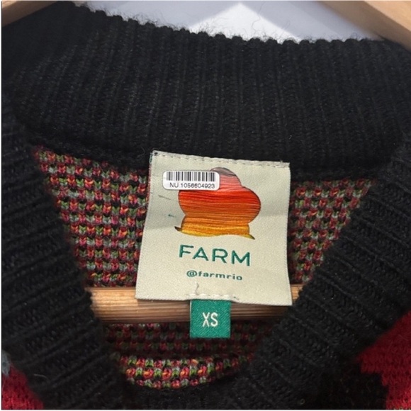 :Price Firm: FARM Rio The Dance Multicolor Knit Sweater - Picture 8 of 15